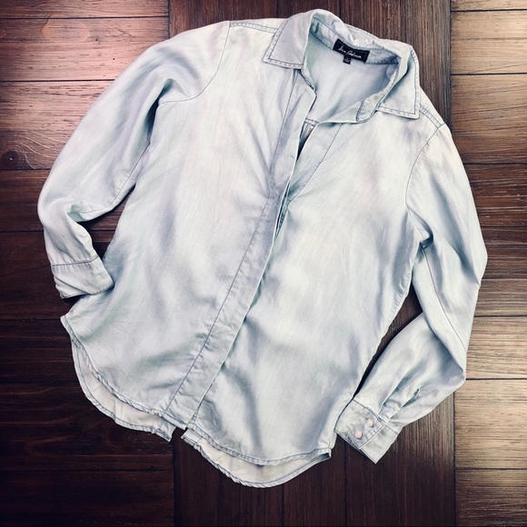 Sam Edelman Tops - Sam Edelman Chambray Button-up